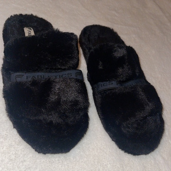 FABLETICS  "Snug Strap Slipper"‎ black size 9 - Picture 3 of 7